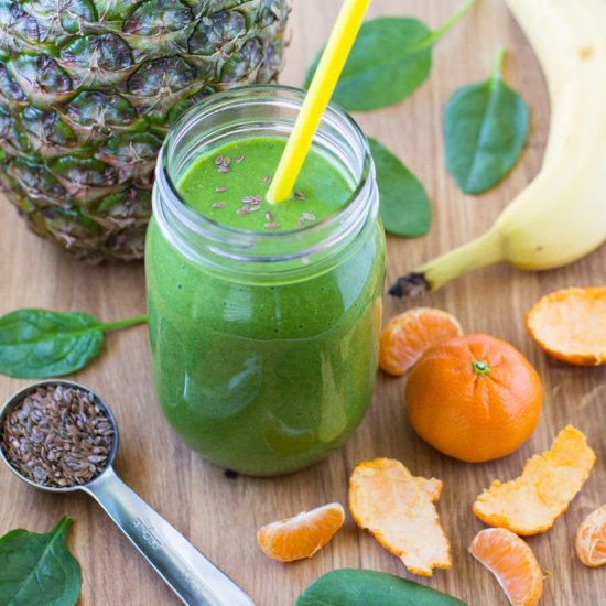 Citrus Flax Green Smoothie