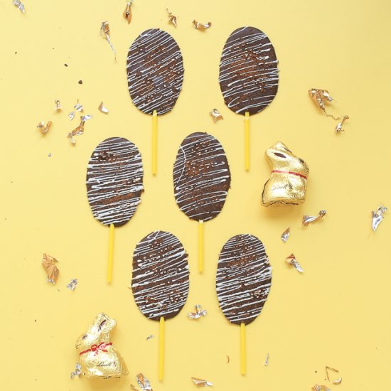 Milk Chocolate and Milo Easter pops