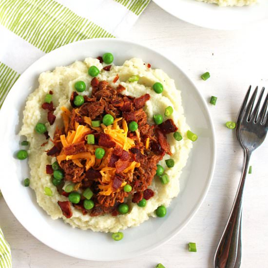 Loaded Mashed Cauliflower