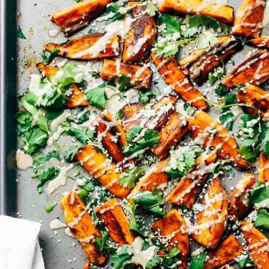 30-Minute Sesame Sweet Potatoes