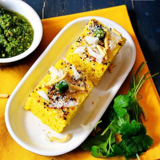 Moong Dal Dhokla