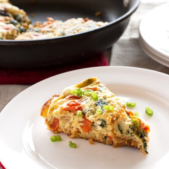 Spinach & Tomato Frittata