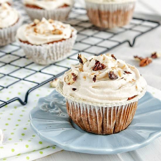 Vegan Carrot Cupcakes