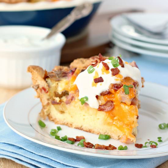 Loaded Baked Potato Quiche