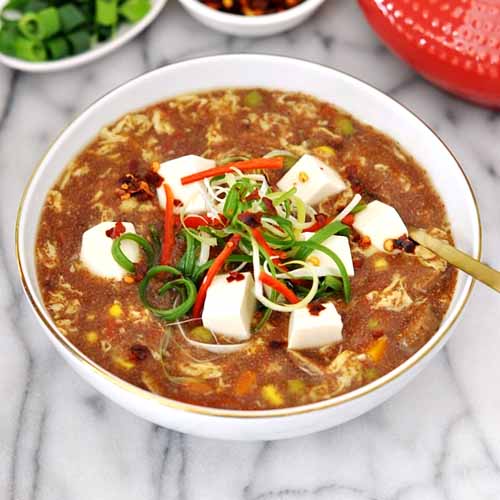 Hot & Sour Soup with Teff Grains