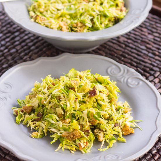 Bacon and Brussel Sprouts Salad