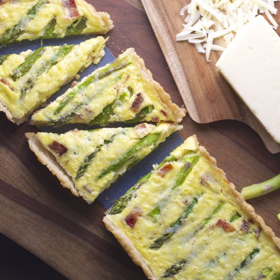 Asparagus Quiche