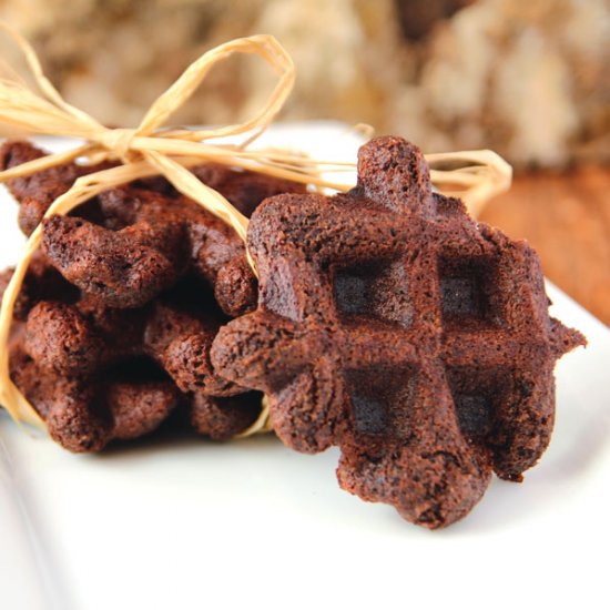 Tender waffle cookies