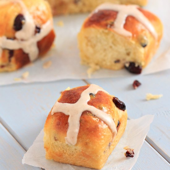 Mini hot cross buns