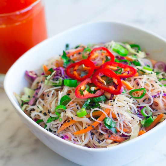 Gluten Free Asian Noodle Salad