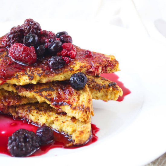 Maple Berry French Toast