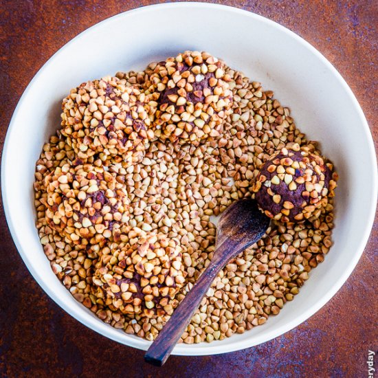 Tahini Caramel Buckwheat Balls