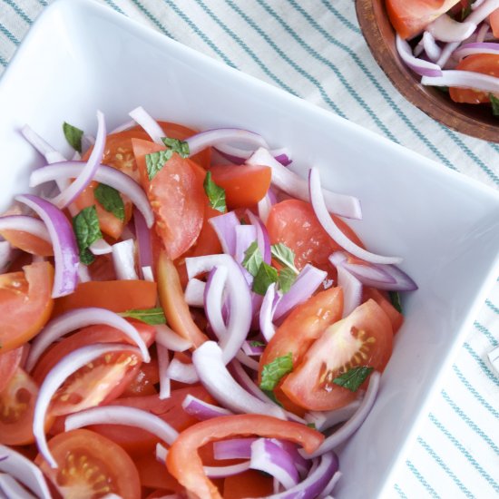 Tomato Mint Salad