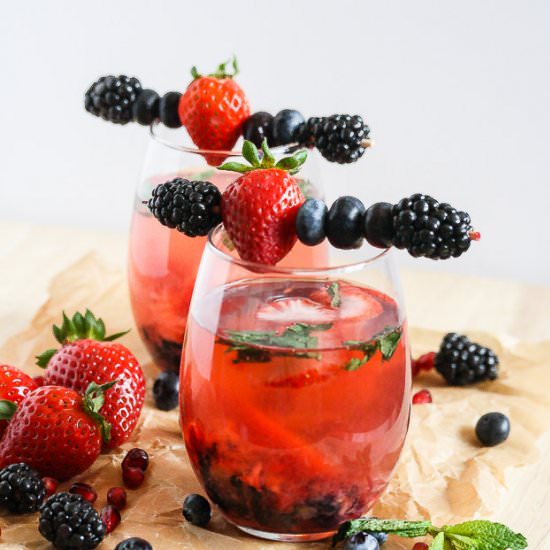 Berry Wine Spritzer