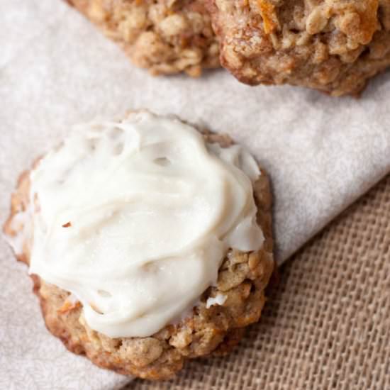 Carrot Cake Oatmeal Cookies