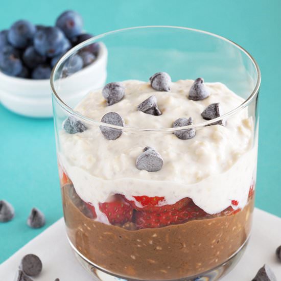 Chocolate Cream Pie Overnight Oats