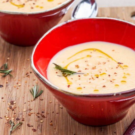 Vegan Creamy Parsnip Soup