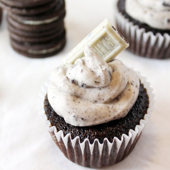 Chocolate Cookies N Cream Cupcakes