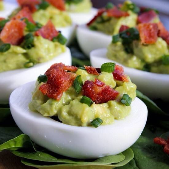 Avocado Deviled Eggs