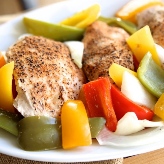 Healthy Chicken Fajita Crockpot