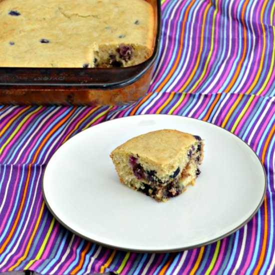 Gluten Free Blueberry Hazelnut Cake