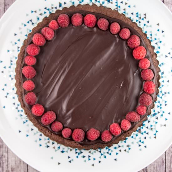 Flourless Chocolate Ganache Cake