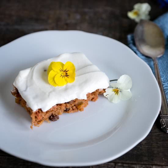 3 Ingredient Carrot Cake