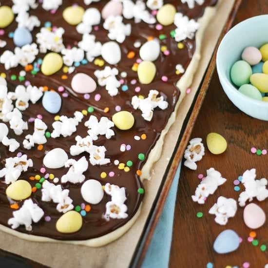 Chocolate Easter Egg Bark