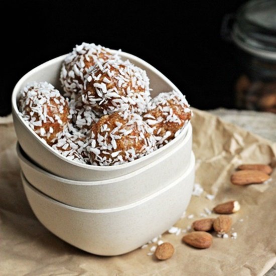 Raw Carrot Fudge Balls