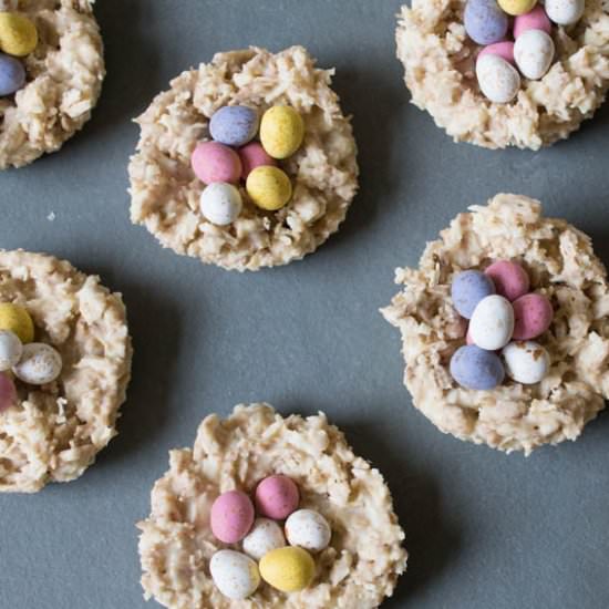 White Chocolate Easter Nests