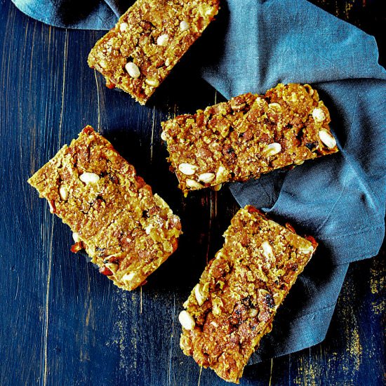 Peanut Coconut Jaggery Bars