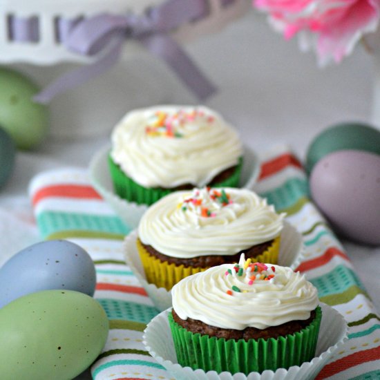 Chocolate Banana Cupcakes (Muffins)