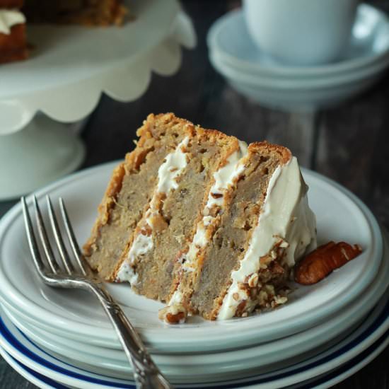 Healthier Hummingbird Cake