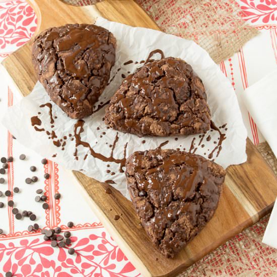 Triple Chocolate Scones