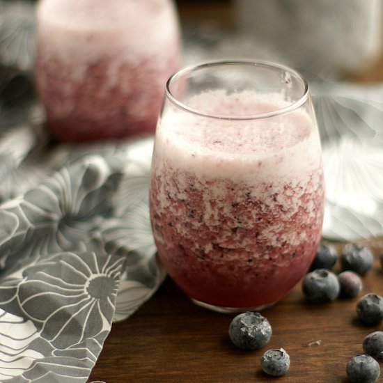 Blueberry Coconut Pineapple Blender