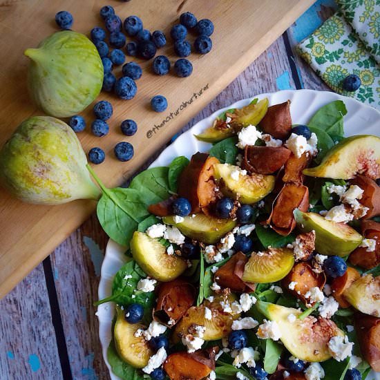 Fig, Blueberry & Sweet Potato Salad