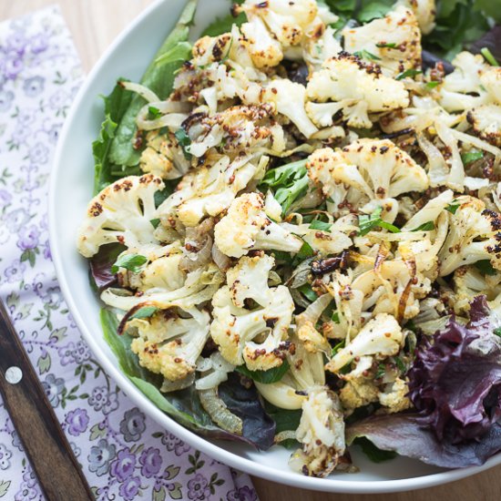 Roasted Cauliflower Salad