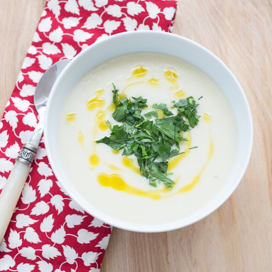 White Vegetable Soup