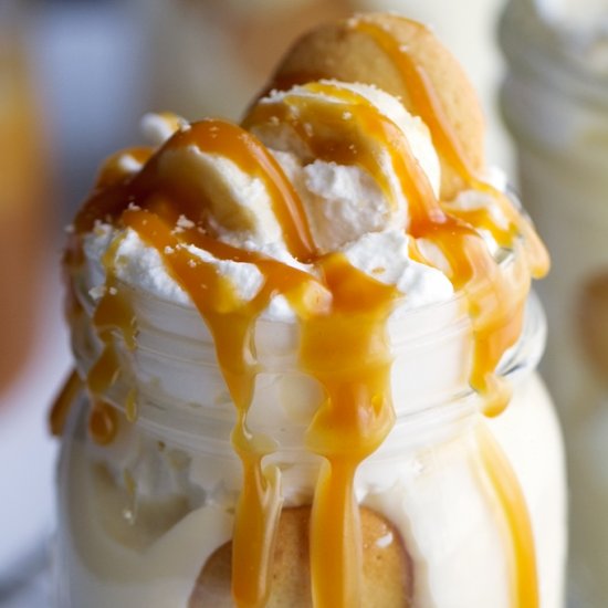 Banana Pudding with Salted Caramel