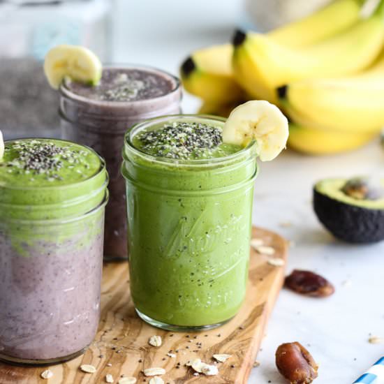 Acai and Green Warrior Smoothie