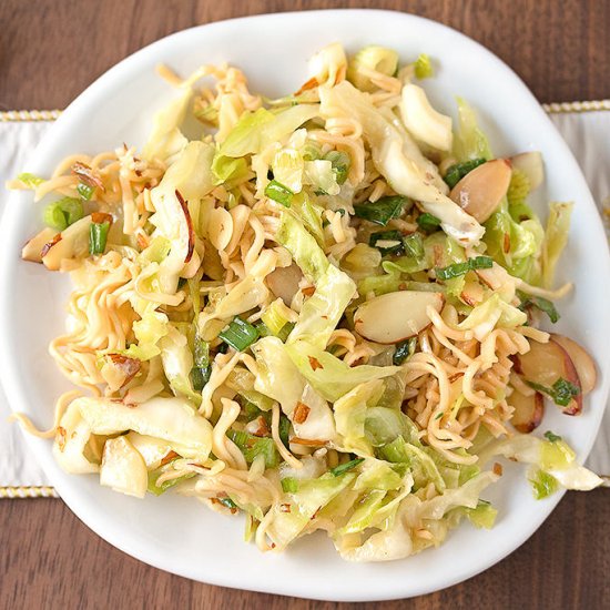 Ramen Cabbage Crunch Salad