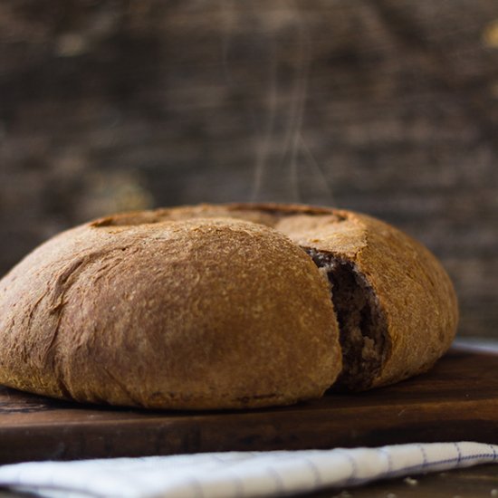 Red Wine Biga Bread