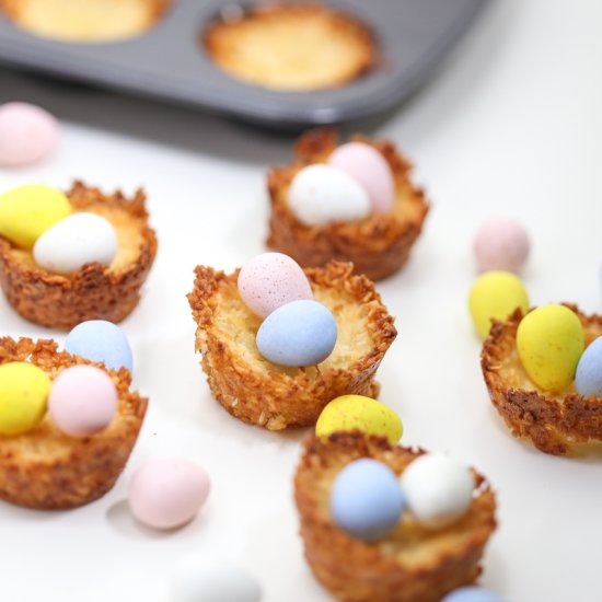 Coconut Macaroon Nests