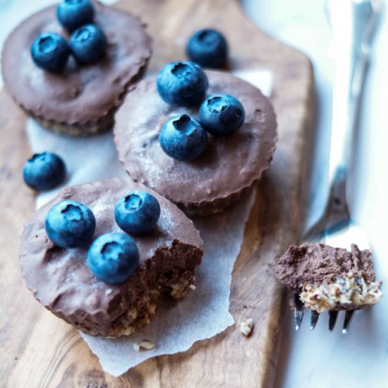 No-Bake Chocolate Mousse Cakes