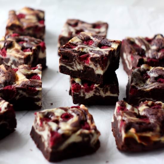 Raspberry Cheesecake Brownies