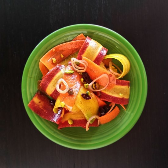 Spicy Sweet Curried Carrot Salad