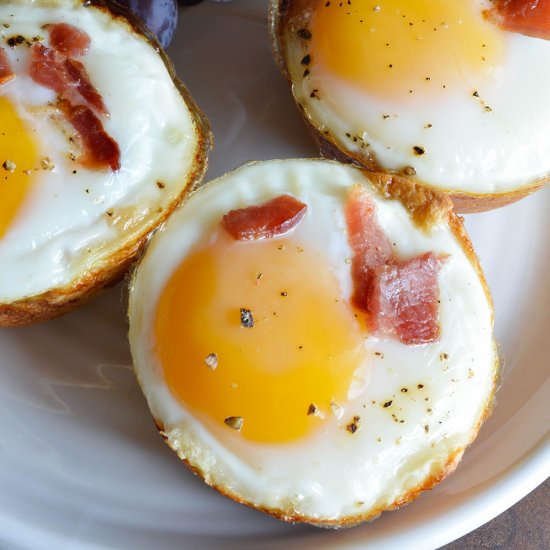 Baked Bacon & Egg Cups