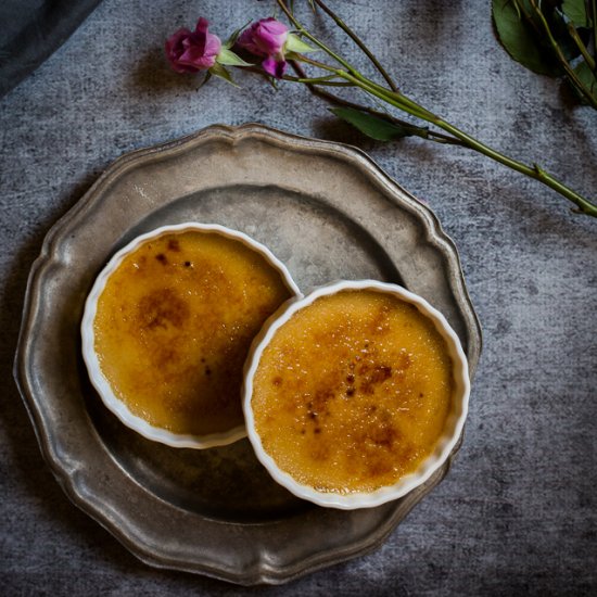 Coconut Duck Egg Crème Brûlée