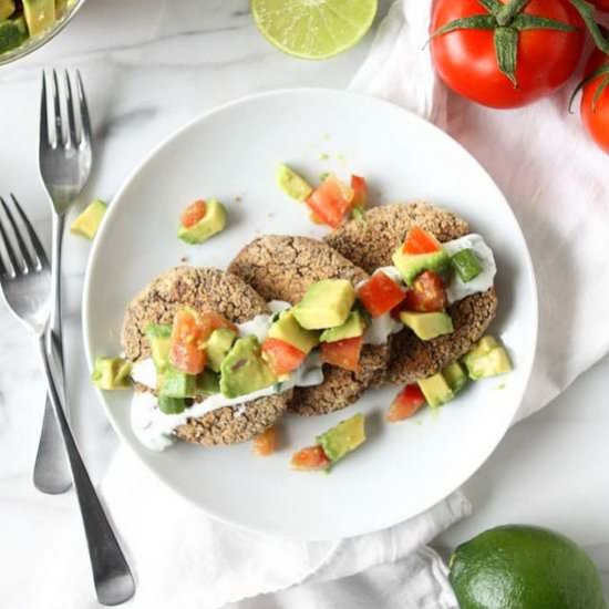 Simple Black Bean Cakes