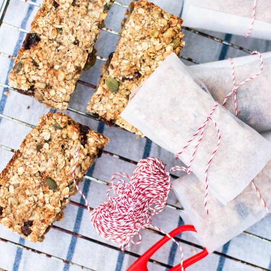 Banana Oat Bars